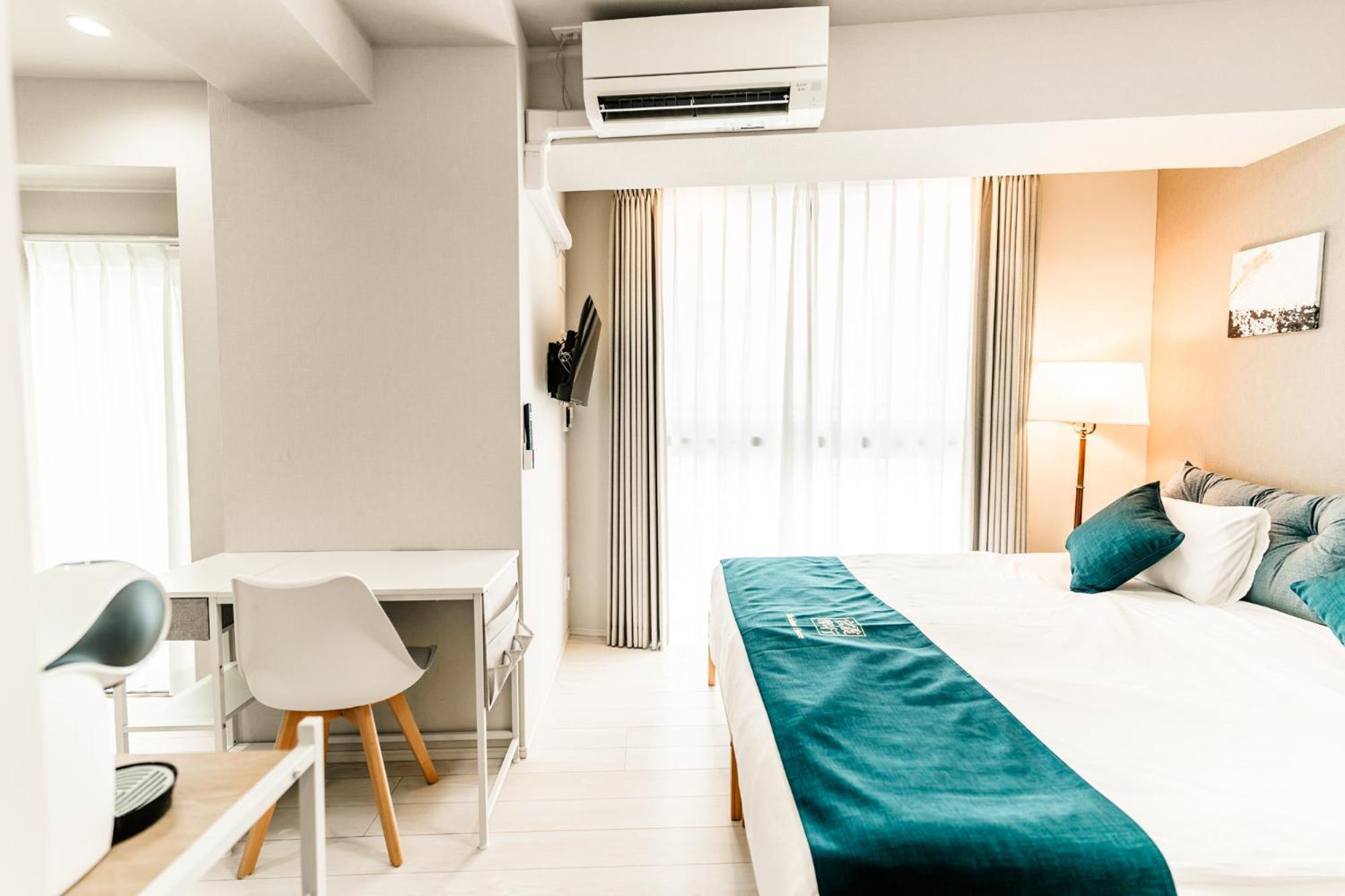 Apartamento Shinkou House Ue Osaka Habitación foto